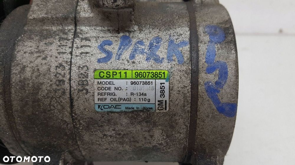 chevrolet spark kompresor sprężarka klimatyzacji - 3