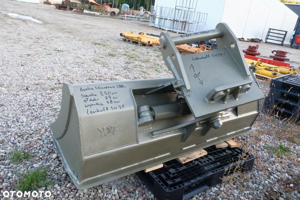 łyżka skarpowa 220 cm do koparki Lehnhoff SW 21-3 do maszyn 20-30 ton - 1