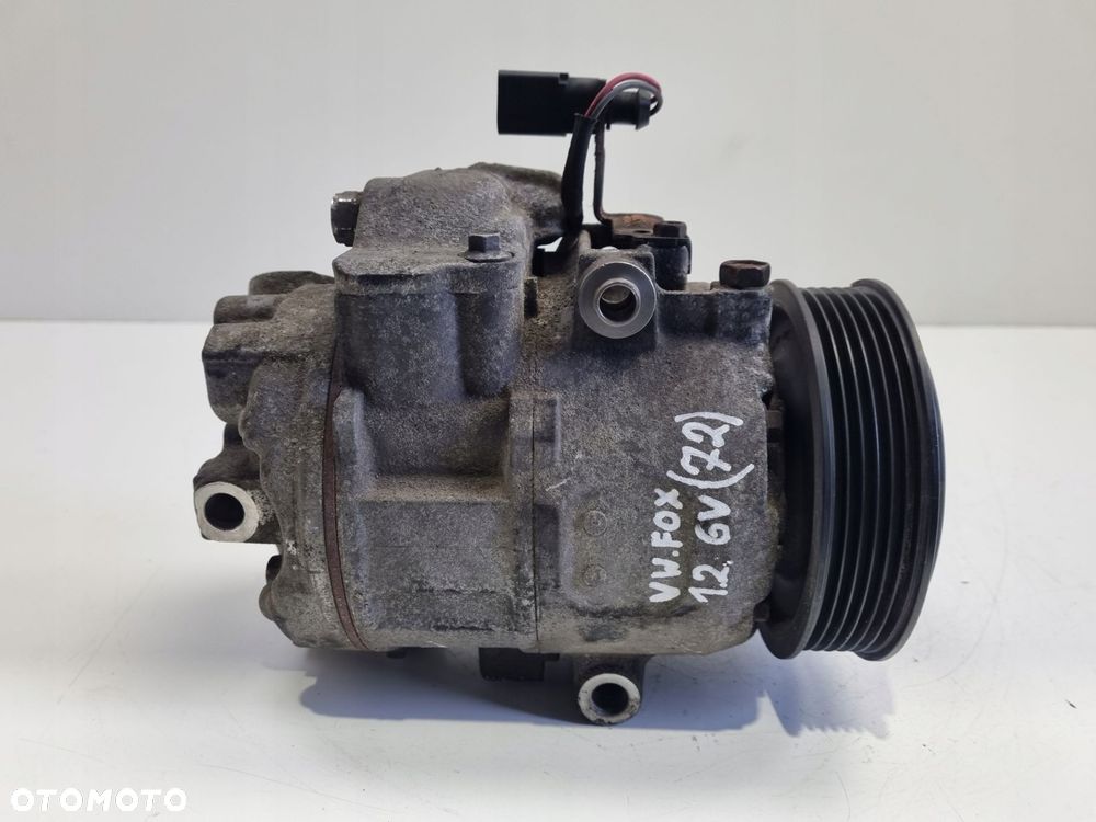 SPRĘŻARKA KLIMATYZACJI VW Fox 1.2 6V _ pompa 6Q0820808C - 3