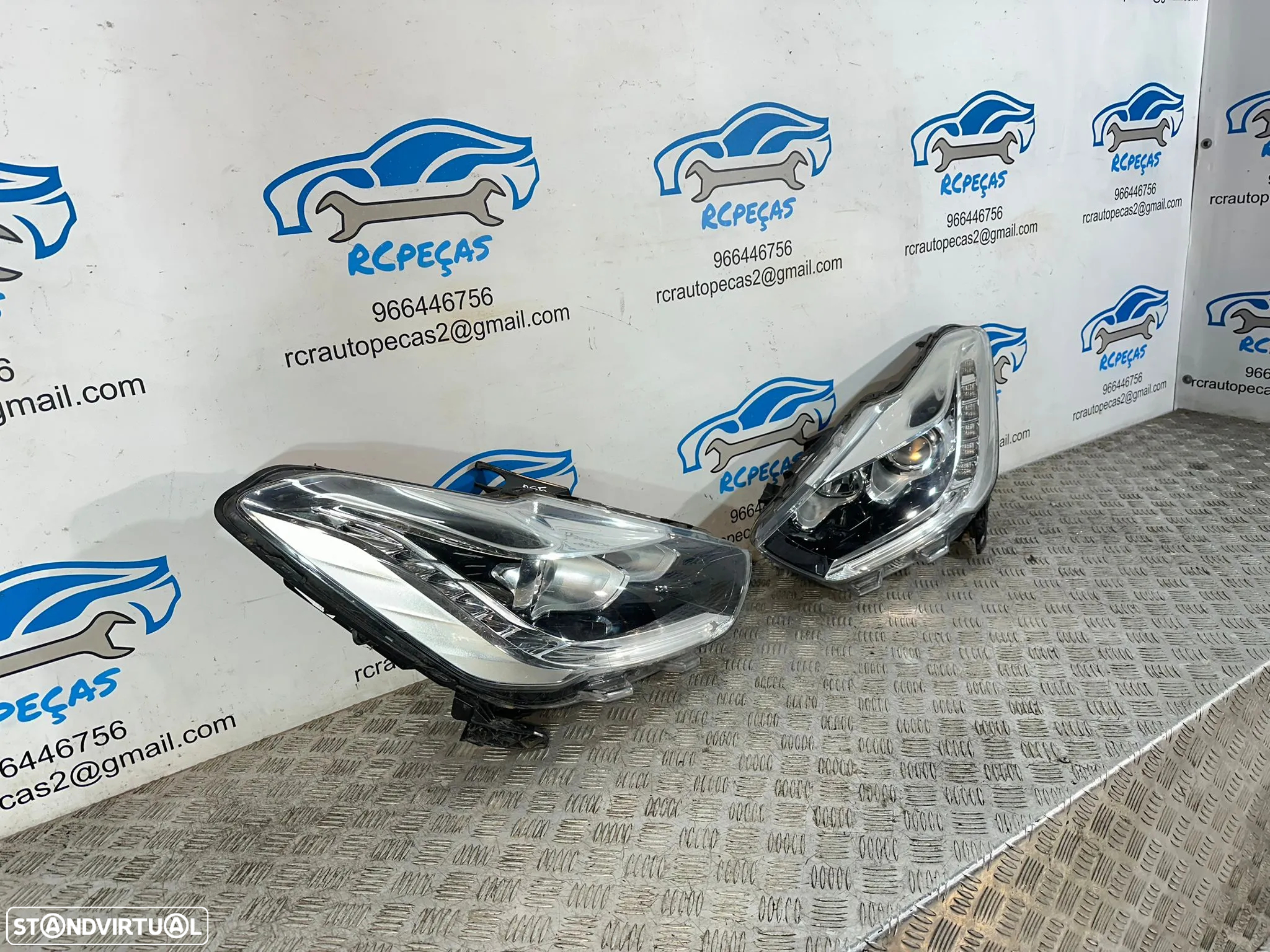 .Conjunto Farois Otica Frente Frontal Xenon Originais PSA Citroen DS DS5 2011 - 2018 - 3