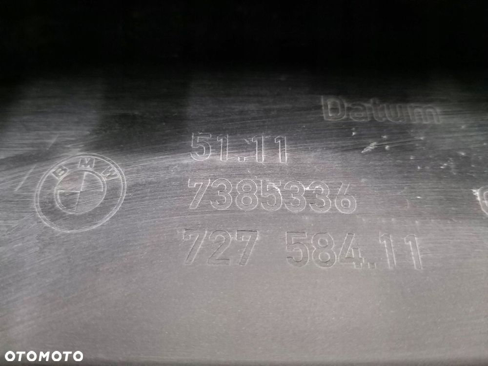 bmw 5 v g30 g31 17- zderzak przód przedni 7385336 - 6