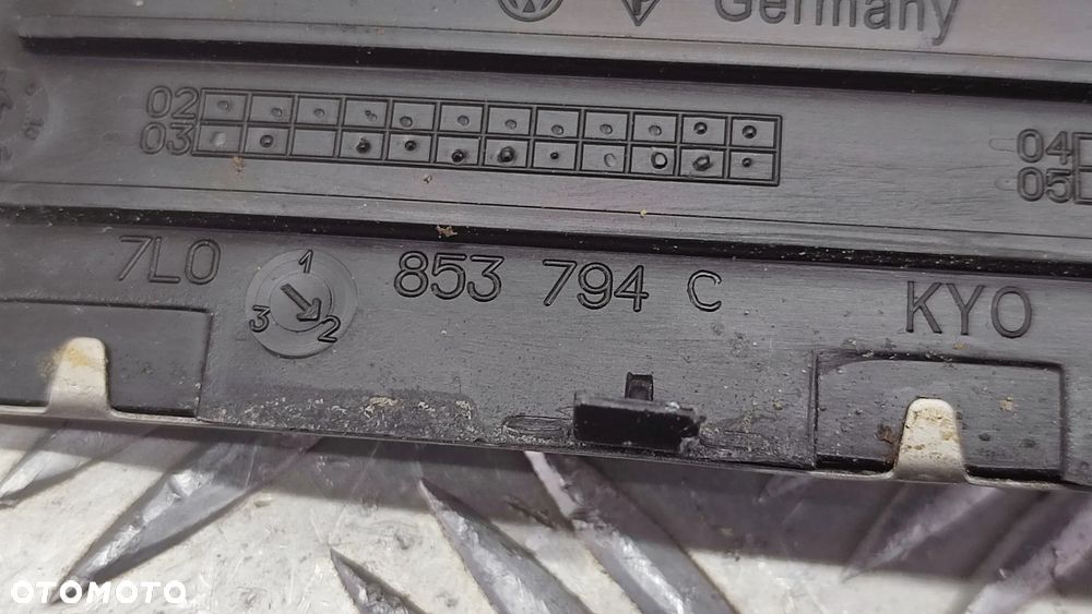 VW TOUAREG 7L 03-09R LISTWY NAKLADKI OZDOBNE PROGOWE PROGOW KOMPLET 7L0853655C 7L0853656C 7L0853793C 7L0853794C - 9