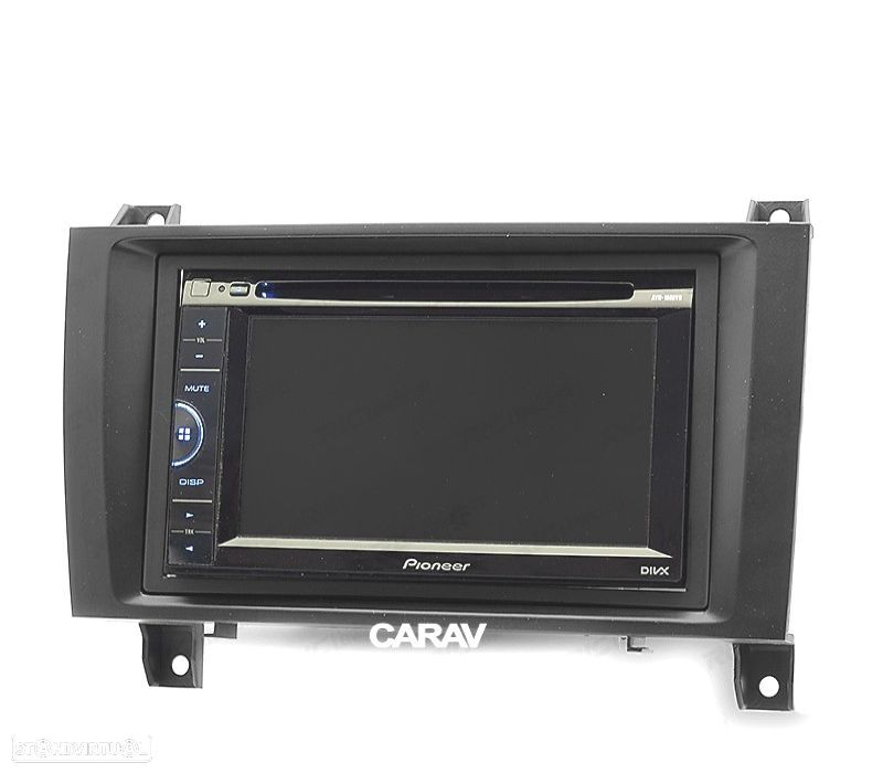 MOLDURA ADAPTADOR PRETO PARA RADIO 2-DIN MERCEDES CLASE SLK R171 - 3