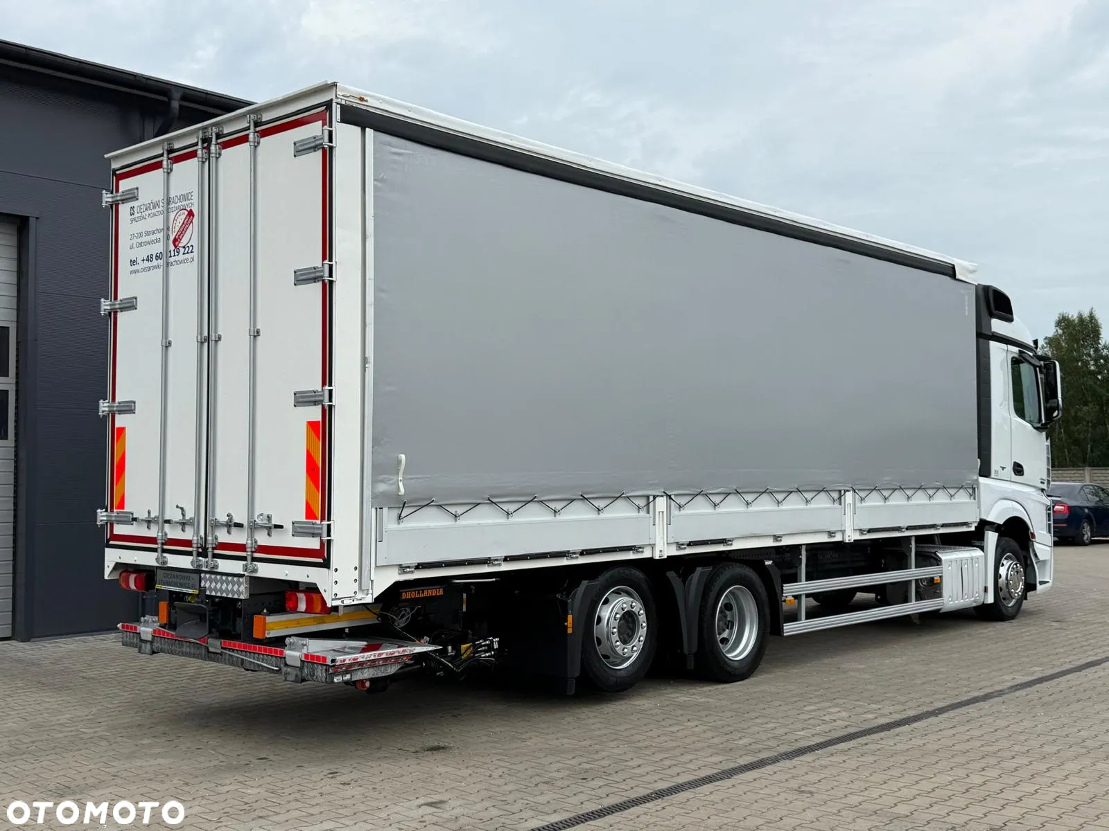 Mercedes-Benz Actros 2542 / E6 / burto-firanka 8,5 m + winda / 21Epal / z Niemiec / sypialka plandeka firana skrzynia - 5