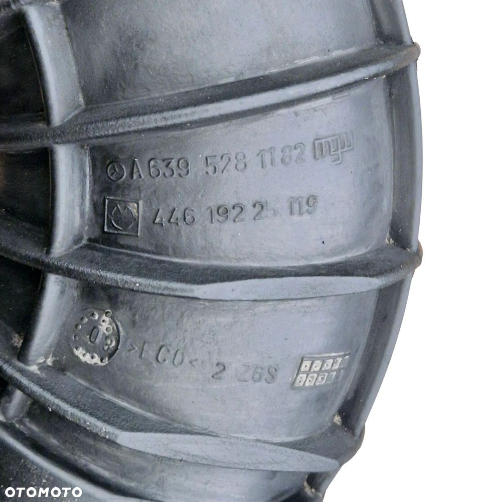 PRZEWÓD POWIETRZA TURBINY VITO W639 W 639 VIANO A6395281182 - 12