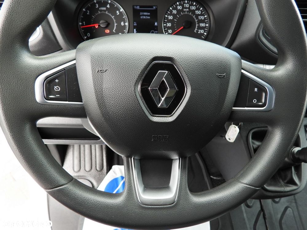 Renault MASTER  PLANDEKA 10 PALET WEBASTO TEMPOMAT LEDY PNEUMATYKA KLIMATYZACJA  165KM - 28