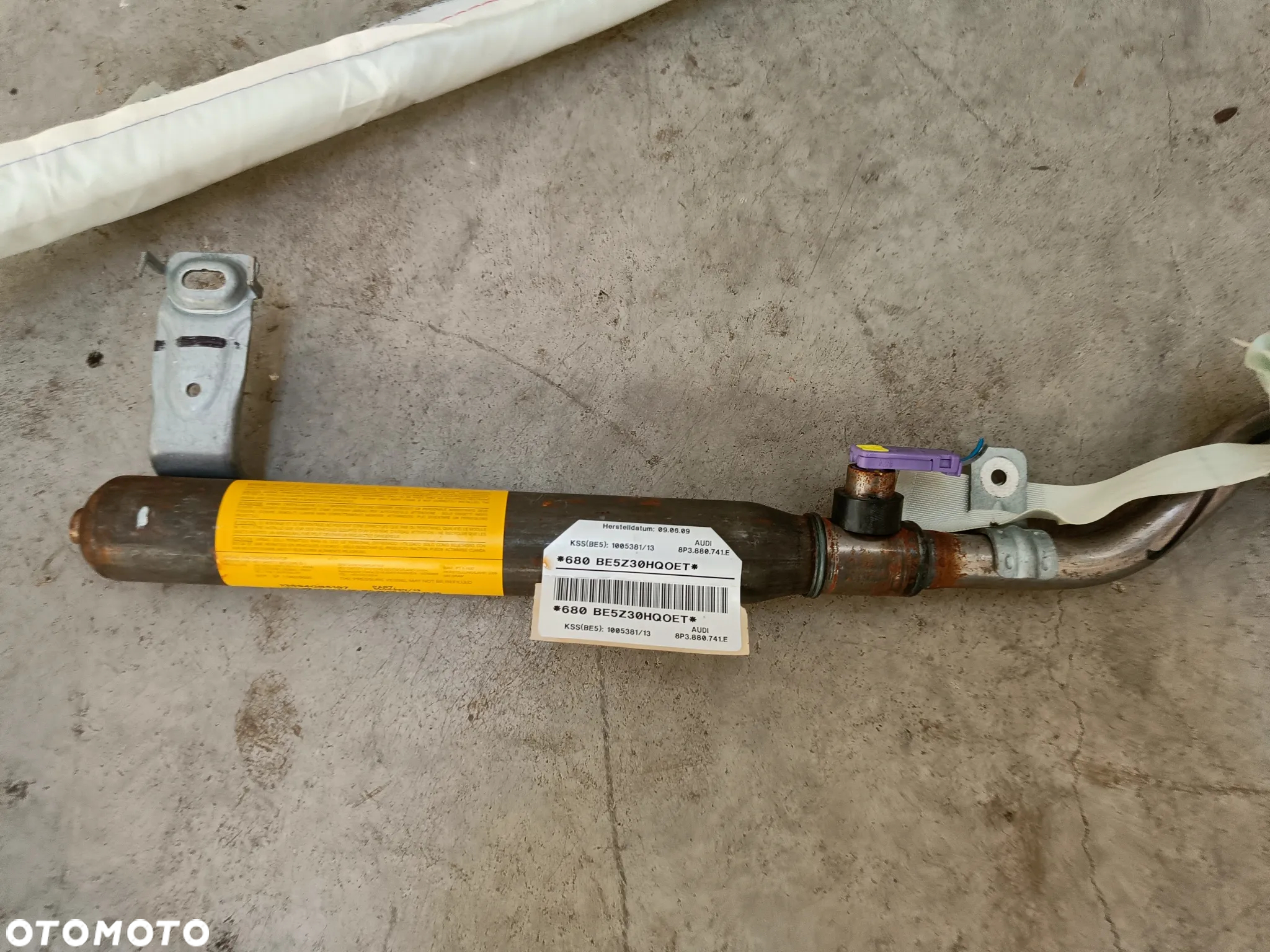 Kurtyna Powietrzna Audi A3 8P 3D Airbag Lewa Lewy 8P3880741E - 2