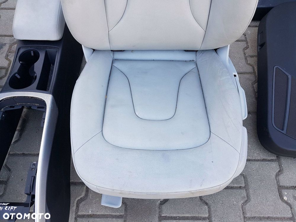 AUDI A4 B8 LIFT 11-15r KOMBI FOTELE SKÓRZANE KANAPA - 11