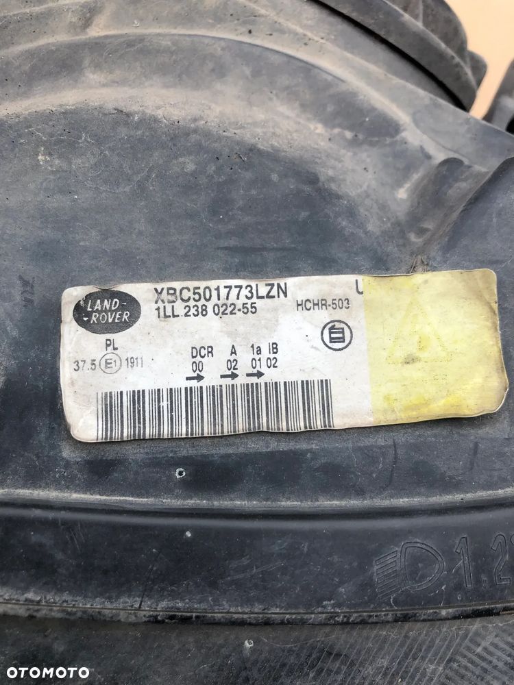 Lampa przednia lewa xenon RHD anglik XBC501773 Range Rover Sport L320 2005-09 - 5