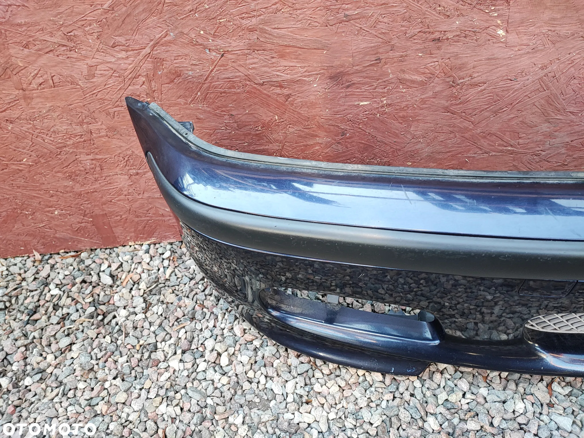 BMW E46 SEDAN / KOMBI ORYGINALNY ZDERZAK M-PAKIET PRZÓD POŁÓWKA DO SPAWANIA W KOLORZE ORIENT-BLAU METALICK O NR.  51 11 7 893 328 OEM - 8