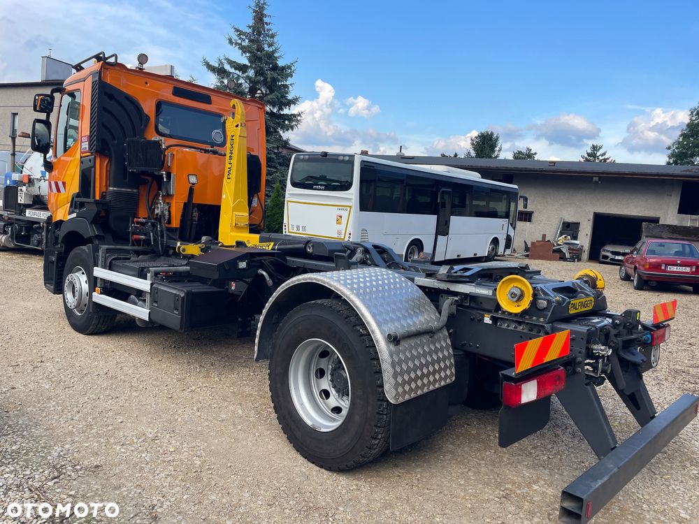 Renault C 440 Kerax Premium Hakowiec PALFINGER T15  Czołownica pojazd specjalny zimowego utrzymania dróg - 18