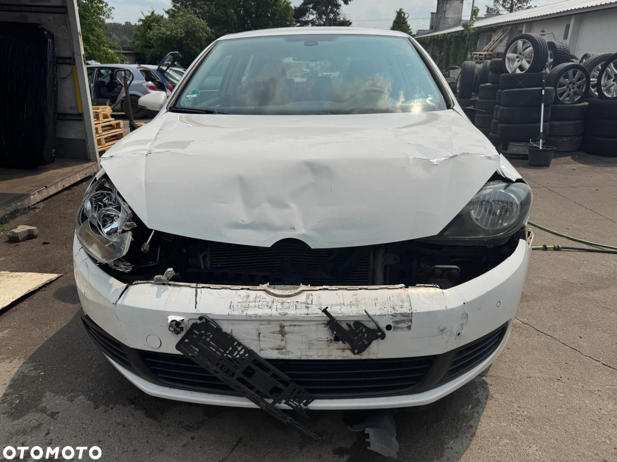 VW GOLF VI 2009 1.4 16V 80KM HATCHBACK BIAŁY LB9A NA CZĘŚCI - 6