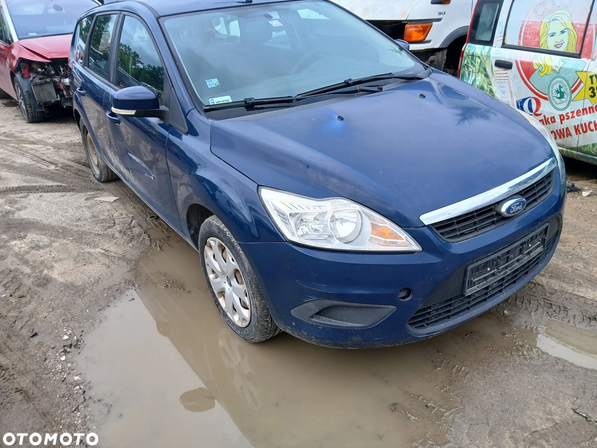 ford focus MK2 LIFT BLAZER BLUE maska pokrywa silnika klapa bagażnika zderzak lampa reflektor pas - 1