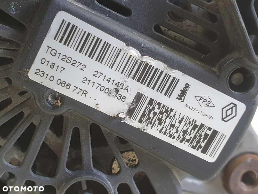 ALTERNATOR Dacia Duster II 1.0 TCe _ 231006677R valeo Alternator Oryginał - 2