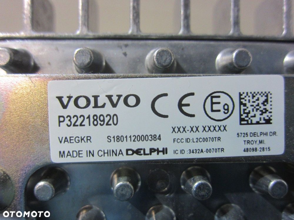 VOLVO XC40 XC 40 MODUŁ ŁADOWANIA INDUKCYJNEGO ŁADOWARKA INDUKCYJNA 32218920 - 5