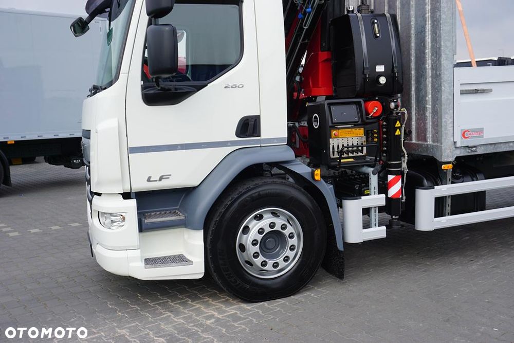 DAF LF / 260 / ACC / SKRZYNIOWY + HDS / HYVA HC-183 / PILOT / ROTATOR / WIDŁY - 30