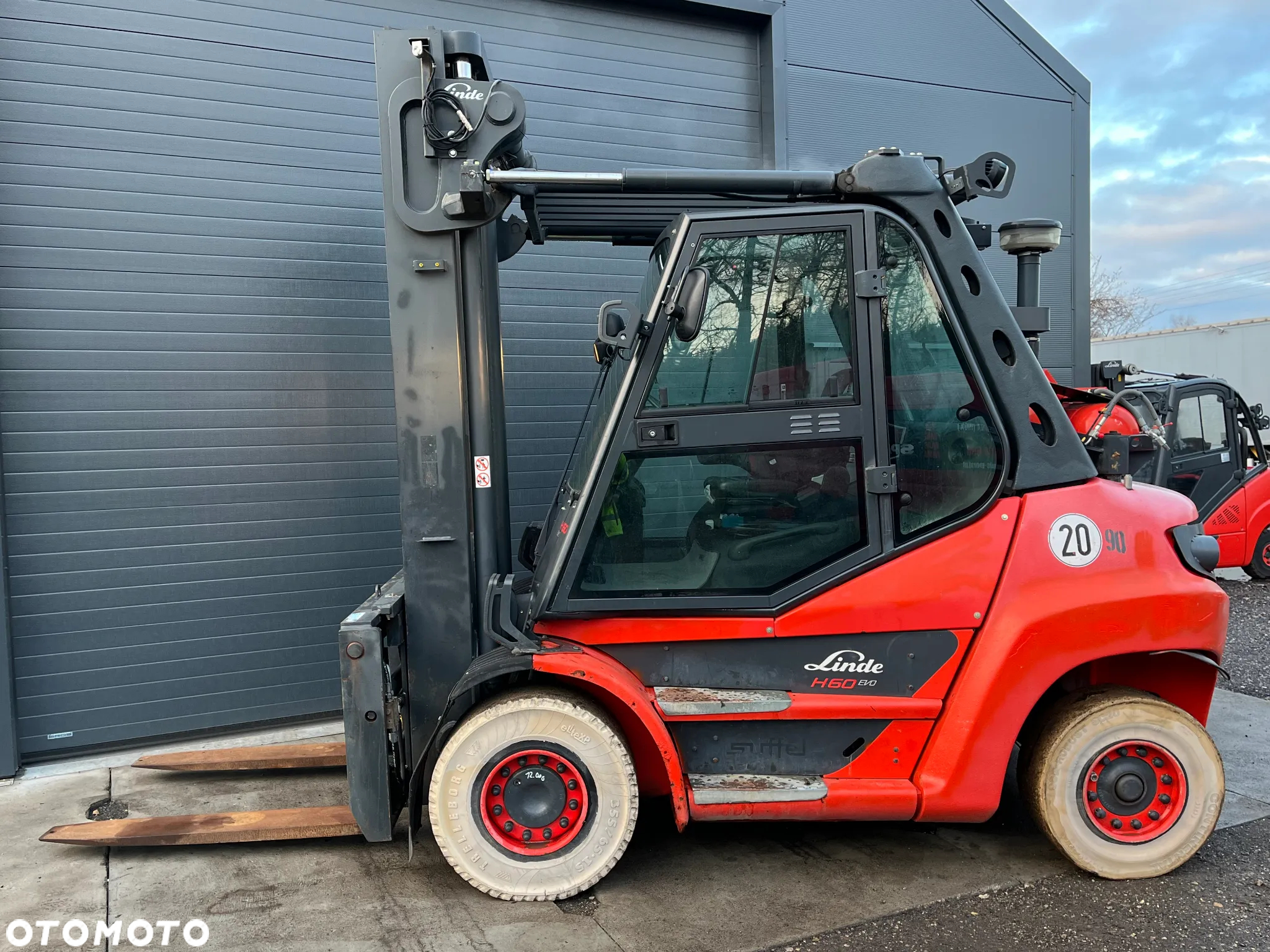Linde H60-T 396-03 Gaz Kabina Klima Pozycjoner Przesuw boczny - 14