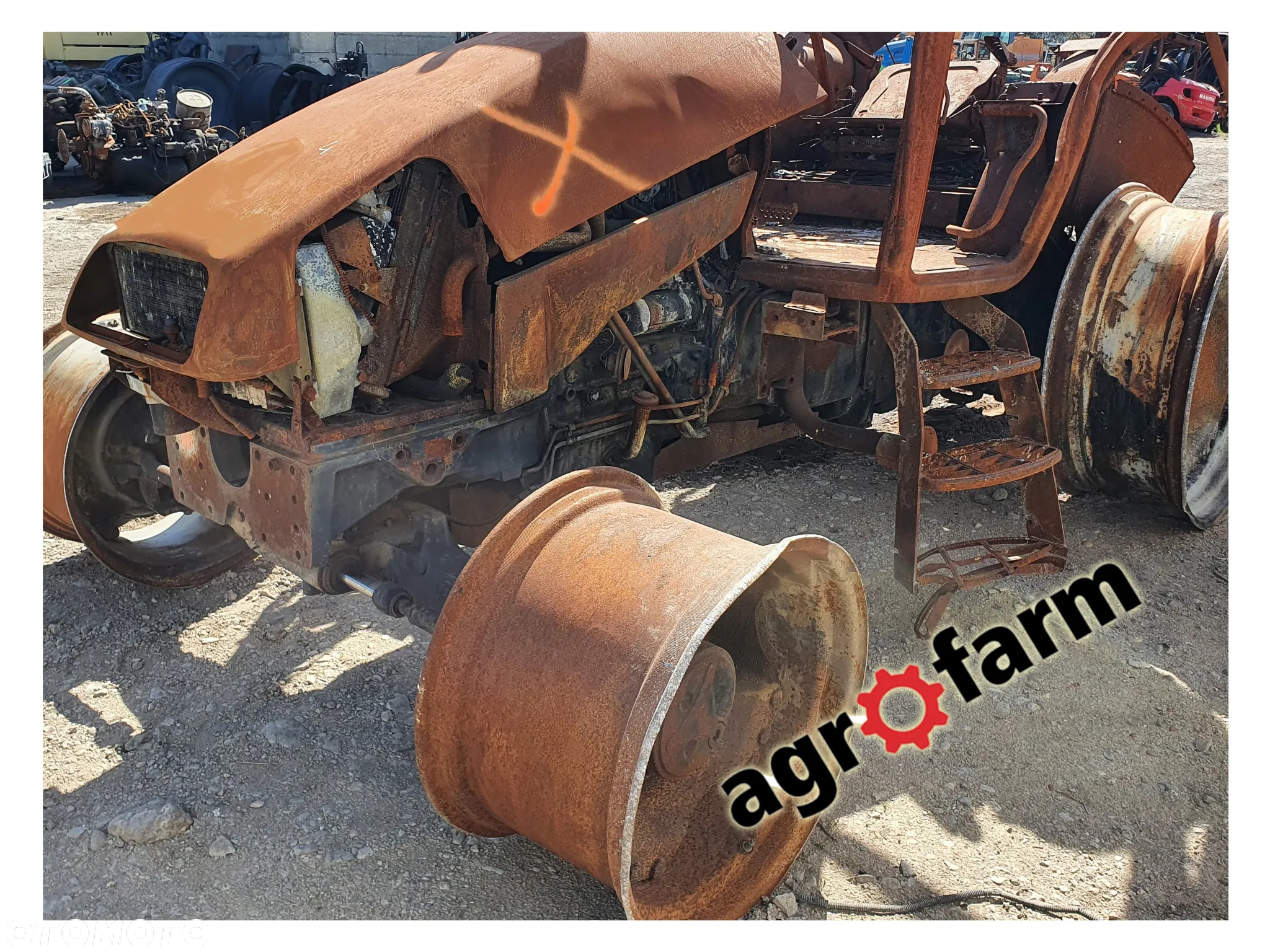 Deutz Agrotron 90 80 silnik skrzynia most zwolnica wał blok - 5