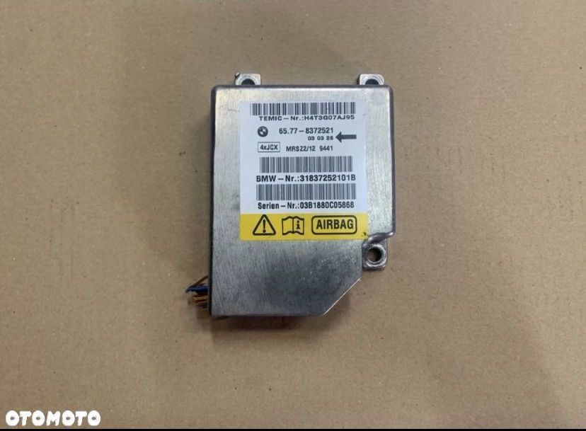 8372521 moduł sensor poduszek powietrznych airbag bmw 3 e46 5 e39 7 e38 - 1