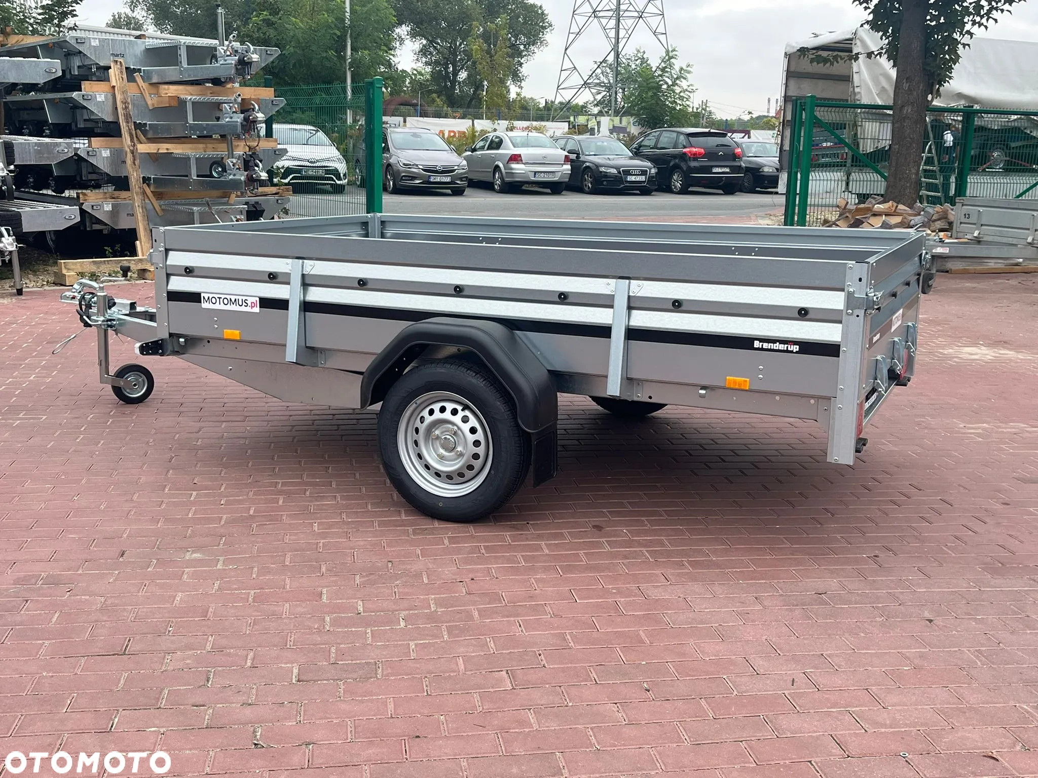 Brenderup Przyczepa Brenderup 2260WSUB 258x153x40cm WYSOKA BURTA DMC 750kg 1 osiowa uchylna quad traktorek atv multitransporter - 2