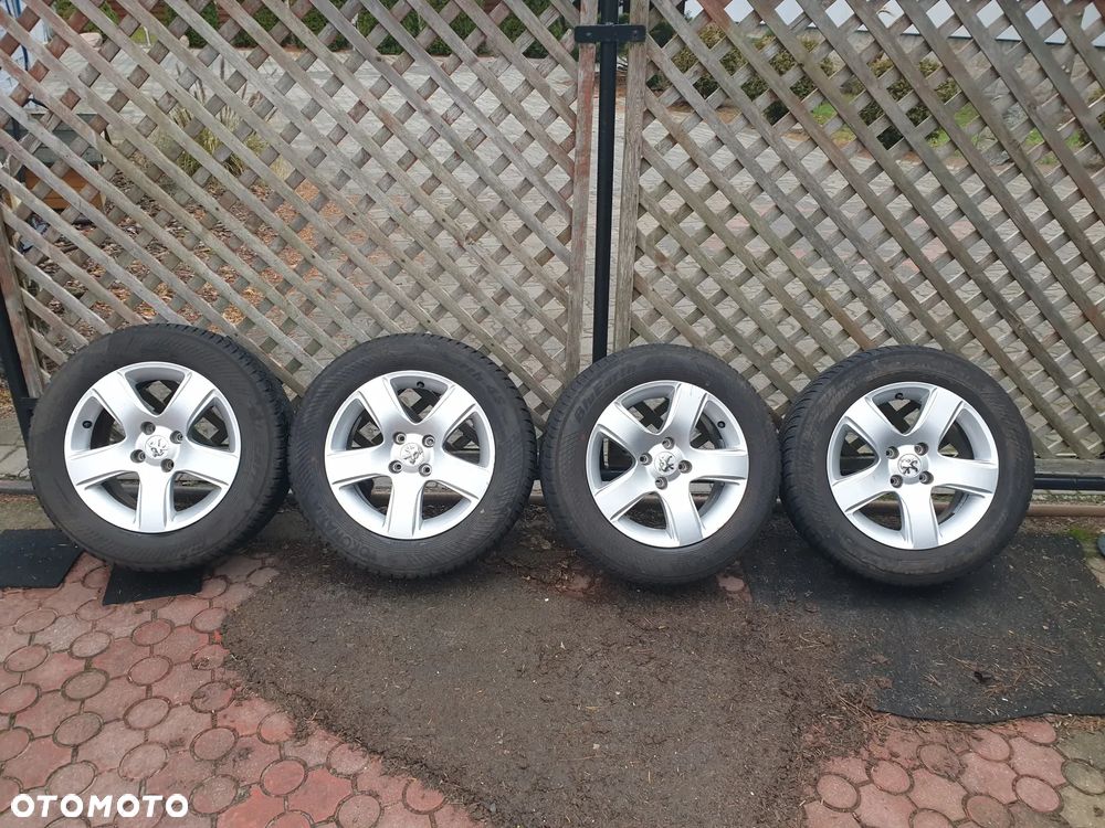 Koła Zimowe Felgi Aluminiowe Peugeot 3008 I 4x108 Yokohama 215/60 R16 6 i 7 mm - 1