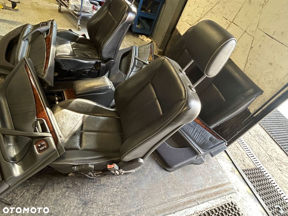 mercedes w210 sedan fotele kanapa skóra podgrzewane europa - 2