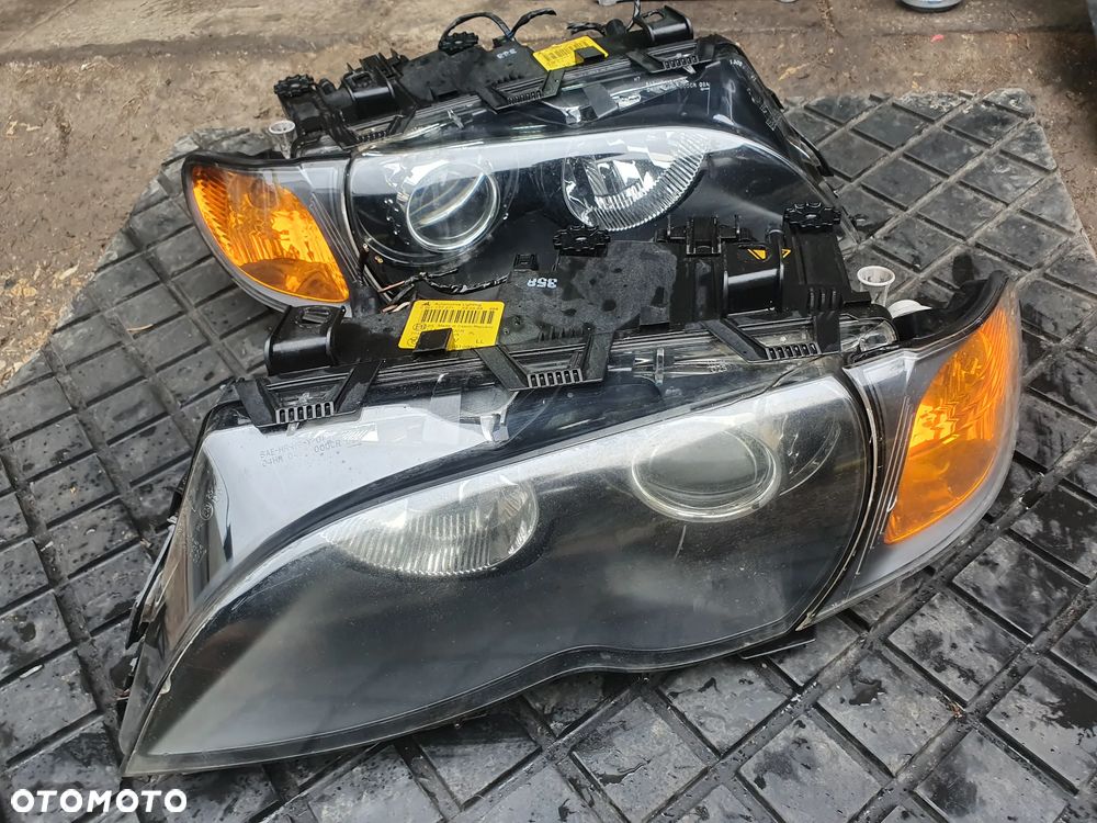 Reflektor lampa LEWY PRAWY przód przednia BMW 3 E46 LIFT  0301177271 0301177272   XENON SEDAN KOMBI - 1