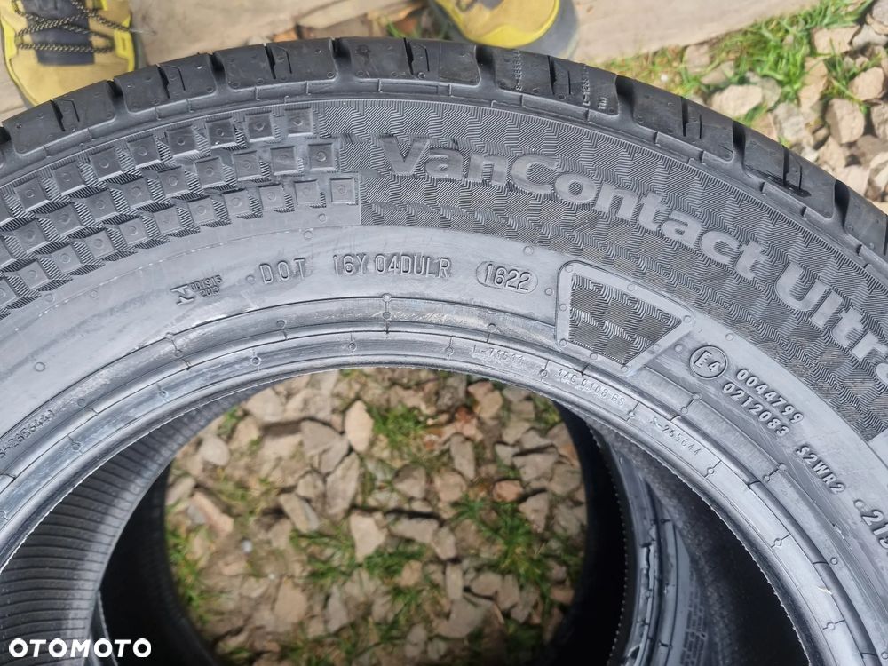 Opony Continental VANCONTACT ULTRA 215/65R15C 104/102T 2022r 2x8mm jak nowe - 8