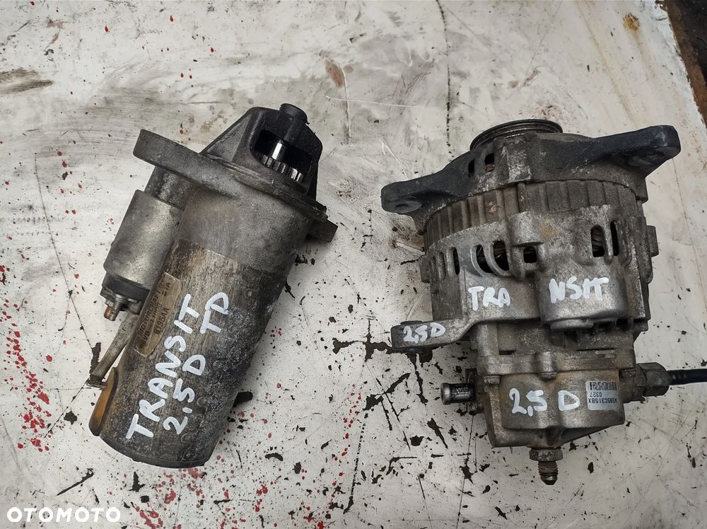 FORD TRANSIT 2,5TD 2,5d rozrusznik alternator - 1