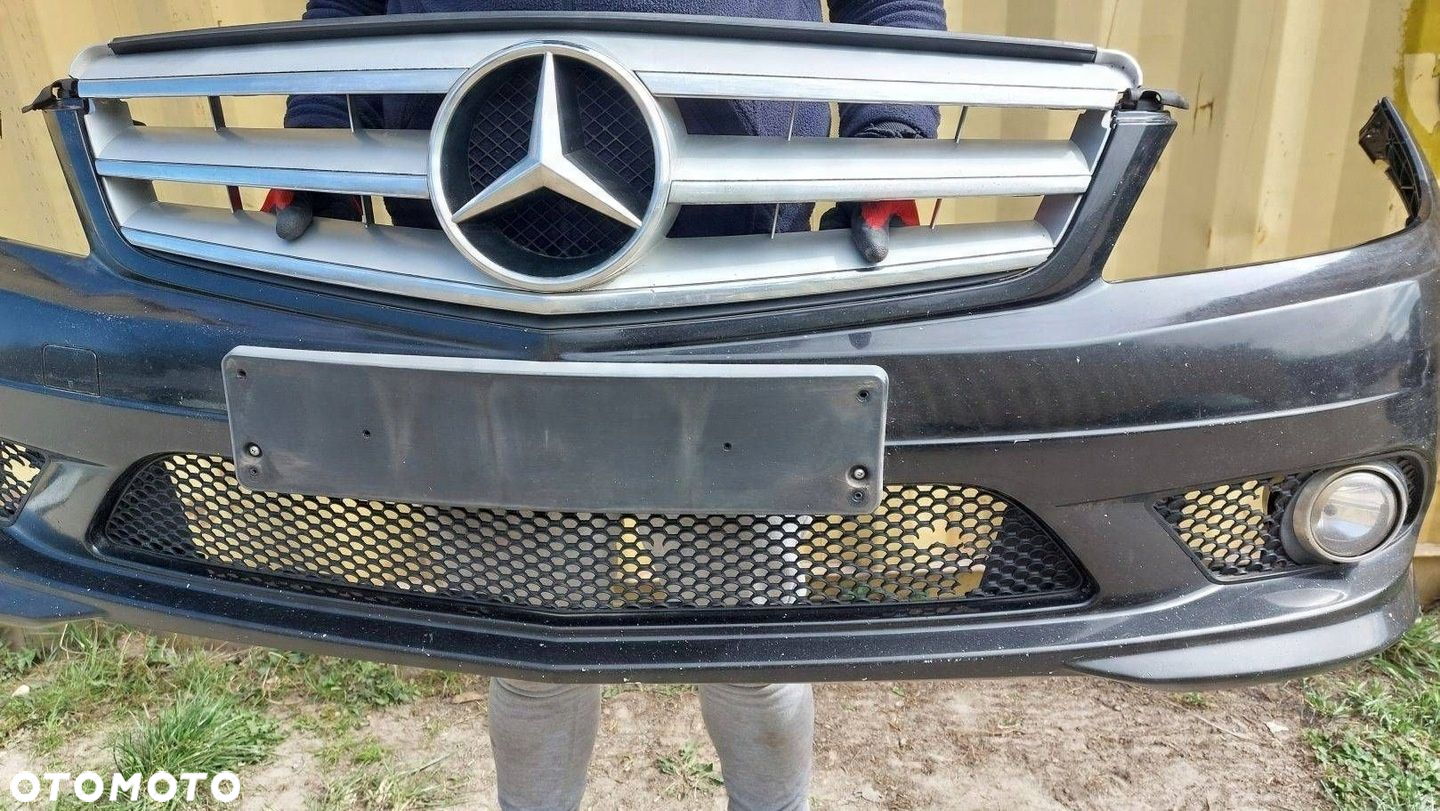 MERCEDES C-KLASA W204 AMG 07-10 ZDERZAK PRZÓD PRZEDNI A2048853725 - 8