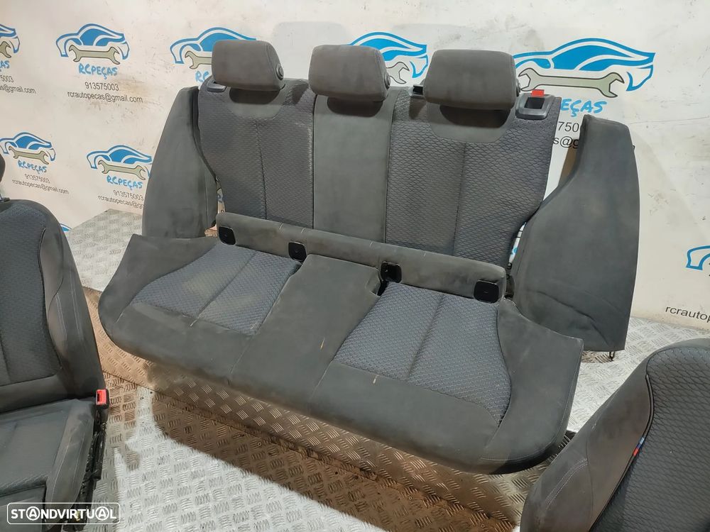 Conjunto bancos em Alcântara BMW Serie 1 F20 Pack M - 10