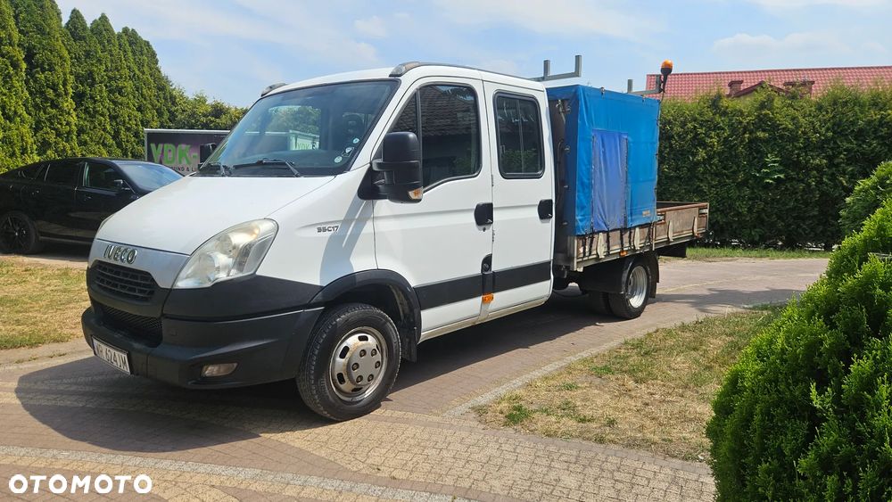 Iveco DAILY 35C17 3.0 HPI  35C DUBEL KABINA  7-OS SKRZYNIA  PAKA 3,20 M  IDEALNE POD KIPER  WYWROTKA - 9