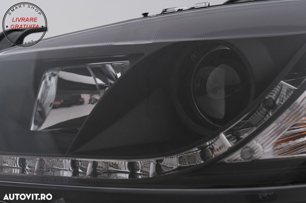 Faruri LED DRL Opel Astra G (09.1997-02.2004) Negru- livrare gratuita - 12