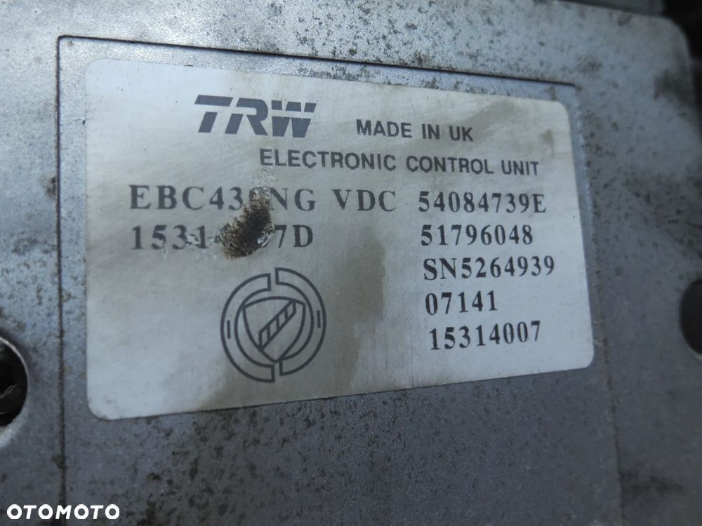 FIAT CROMA II STEROWNIK POMPA ABS 54084739E - 2