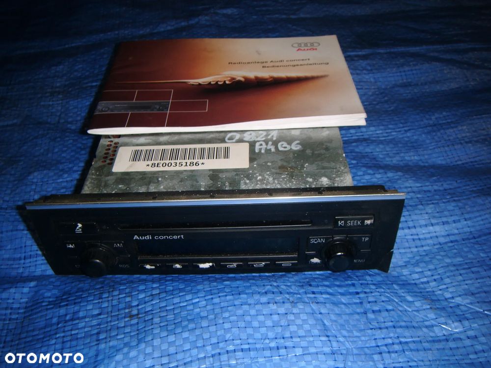 audi a4 b6 radio cd fabryczne z kodem - 1