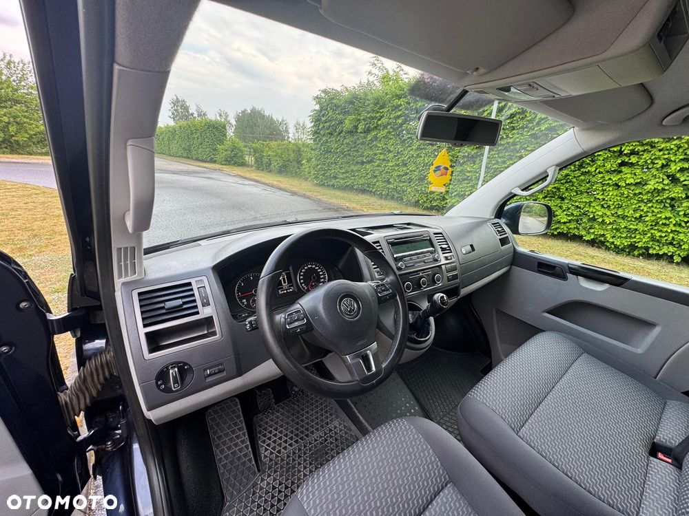 Volkswagen TRANSPORTER T5 L2H1 LIFT Długi Klima Elektryka Tempomat Furgon 3os. Rury Hak Pdc - 13