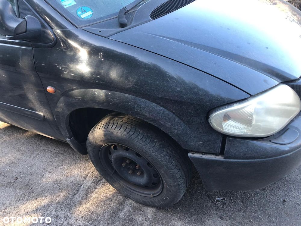 ZDERZAK PRZÓD PRZEDNI CZARNY NA SPRYSKI CHRYSLER VOYAGER IV 4 LIFT 05-08r.  XENON CZARNY  LIFT - 2