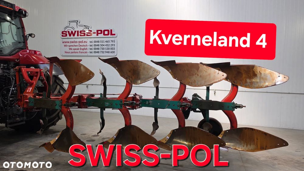 Kverneland Kverneland F120 Pług 4 Skiby + Kverneland ED 100 5 Skib  Overum DVL 5100H LD, LS, VX, F120, F160, EM, ED, ES, EG, Pług Obrotowy Pługi - 1
