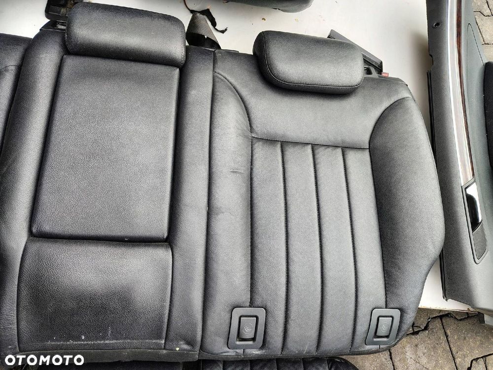 FOTEL FOTELE KANAPA BOCZKI CZARNA SKÓRA KOMPLET MERCEDES ML W164 - 5