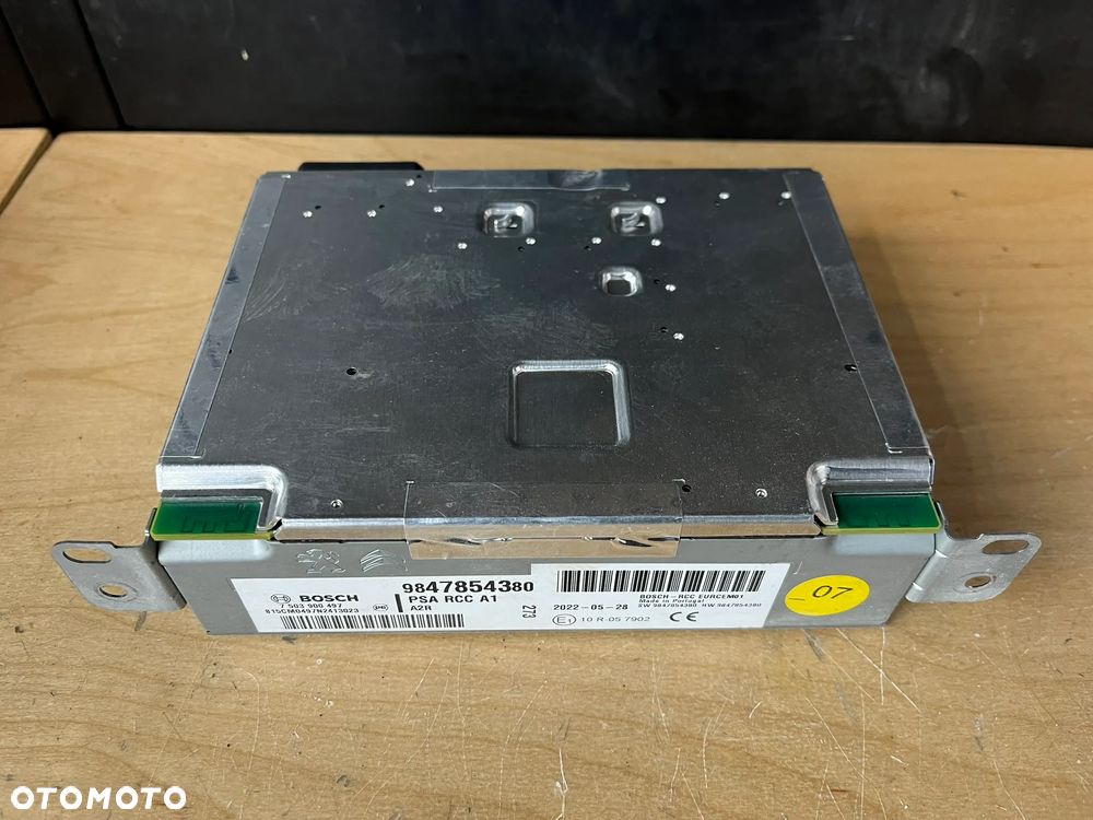 PEUGEOT Traveller Citroen Jumpy III Nawigacja radio czytnik nawigacji 9847854380 - 2