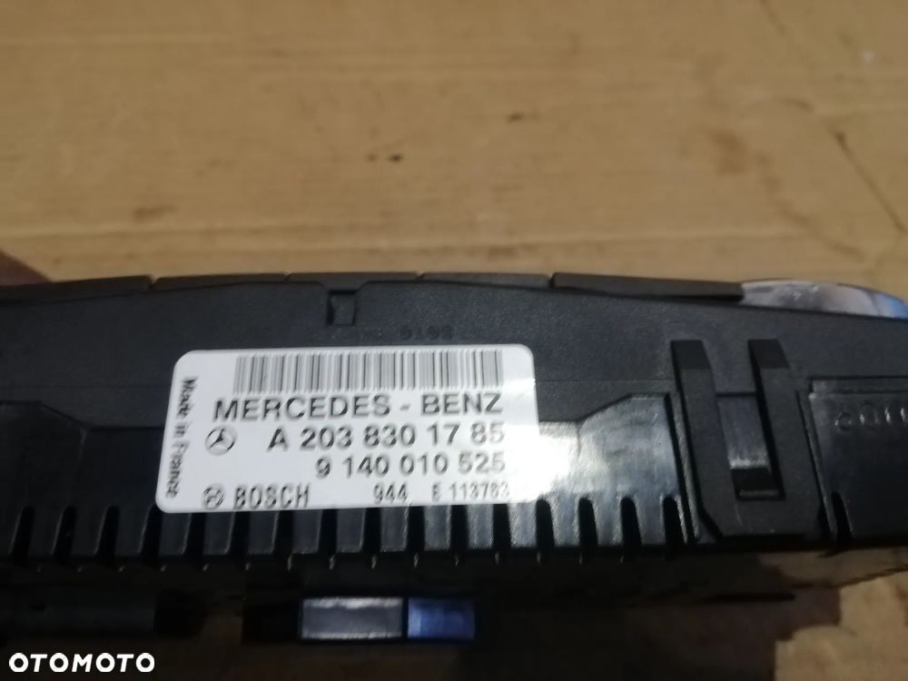 MERCEDES W203 W209 PANEL KLIMATYZACJI A2038301785 - 2