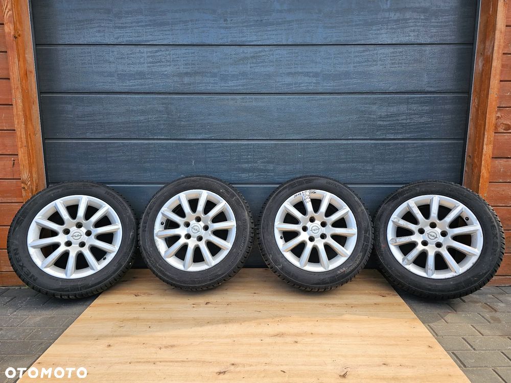 KOŁA FELGI ALUMINIOWE OPONY ZIMOWE OPEL VECTRA ASTRA ZAFIRA SIGNUM MERIVA 16 cali 5x110 ET37 205/55/16 - 2