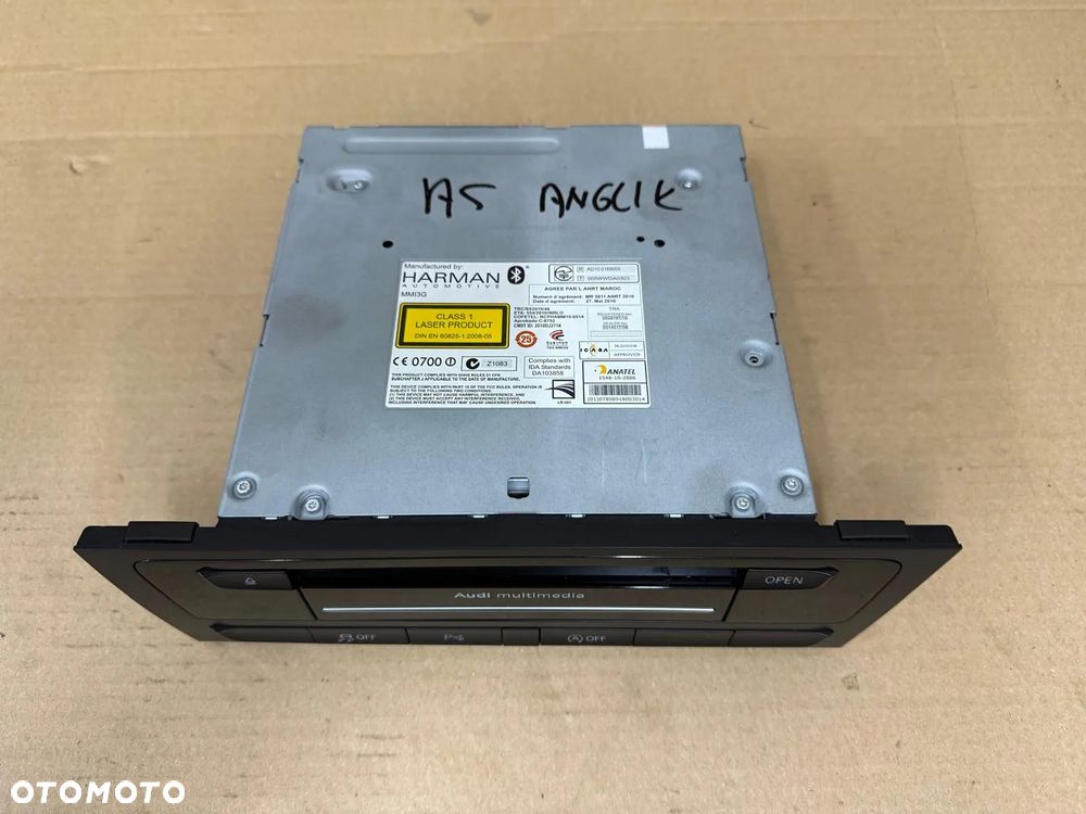 AUDI A5 8T LIFT JEDNOSTKA MULTIMEDIA PANEL MMI 3G HARMAN 8R2035666 - 2