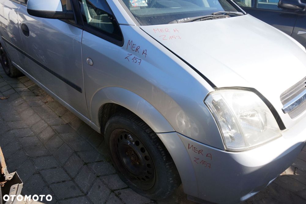 MASKA ZDERZAK BŁOTNIKI LAMPY MERIVA A Z157  OPEL 2003-2005 SREBRNY PRZÓD KOMPLETNY - 10