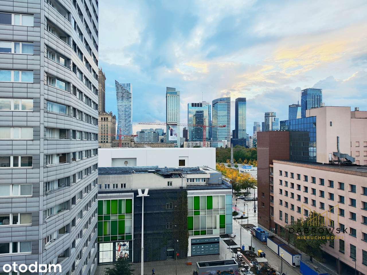 2 pokoje w Centrum z balkonem/panorama miasta- od zaraz