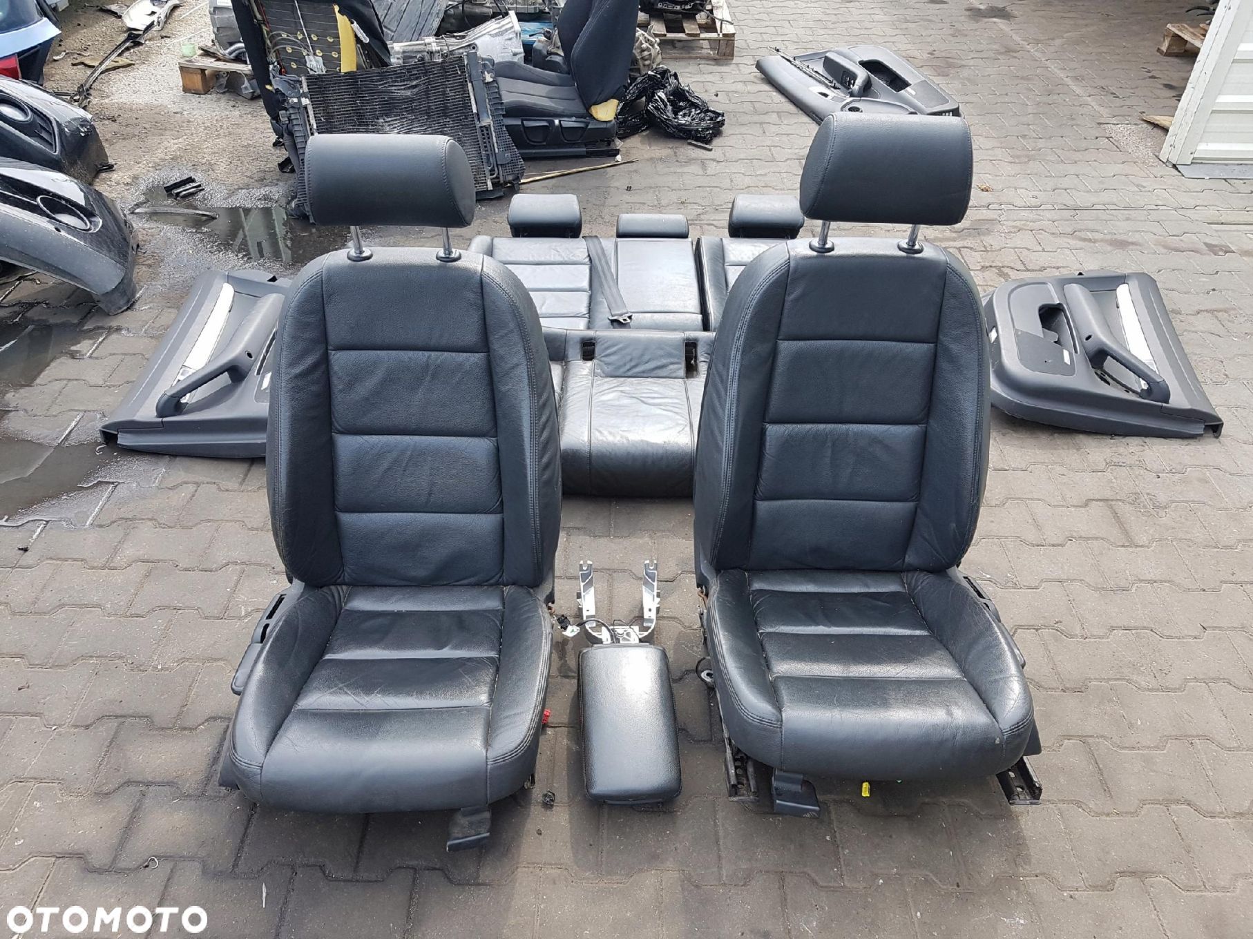 AUDI A6 C6 04-07r KOMBI FOTELE SKÓRZANE KANAPA - 1