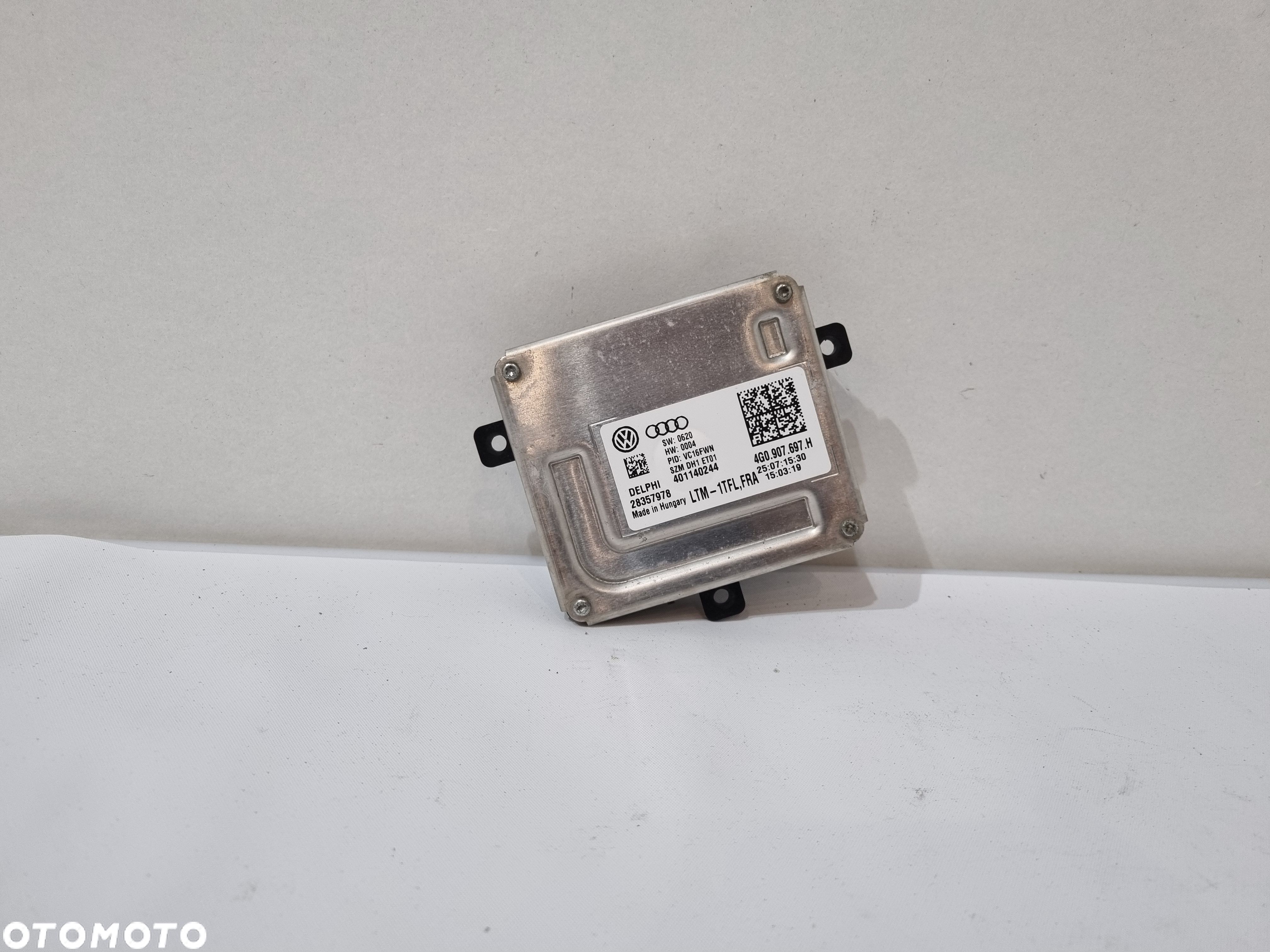 VW AUDI SEAT SKODA PRZETWORNICA MODUŁ LED 4G0907697H - 1
