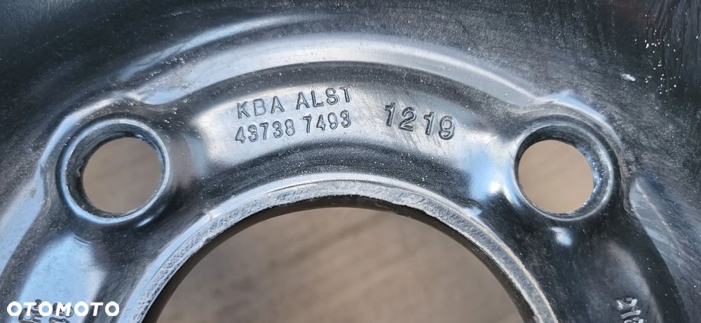 FELGI STALOWE 6.5X16 4X108 ET38 CITROEN PEUGEOT OPEL 9825016480 - 6