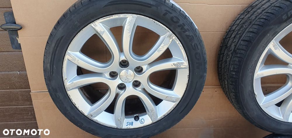 Alufelgi felgi aluminiowe z oponami alusy 5x108 r18 Peugeot 508 9671401877 - 4