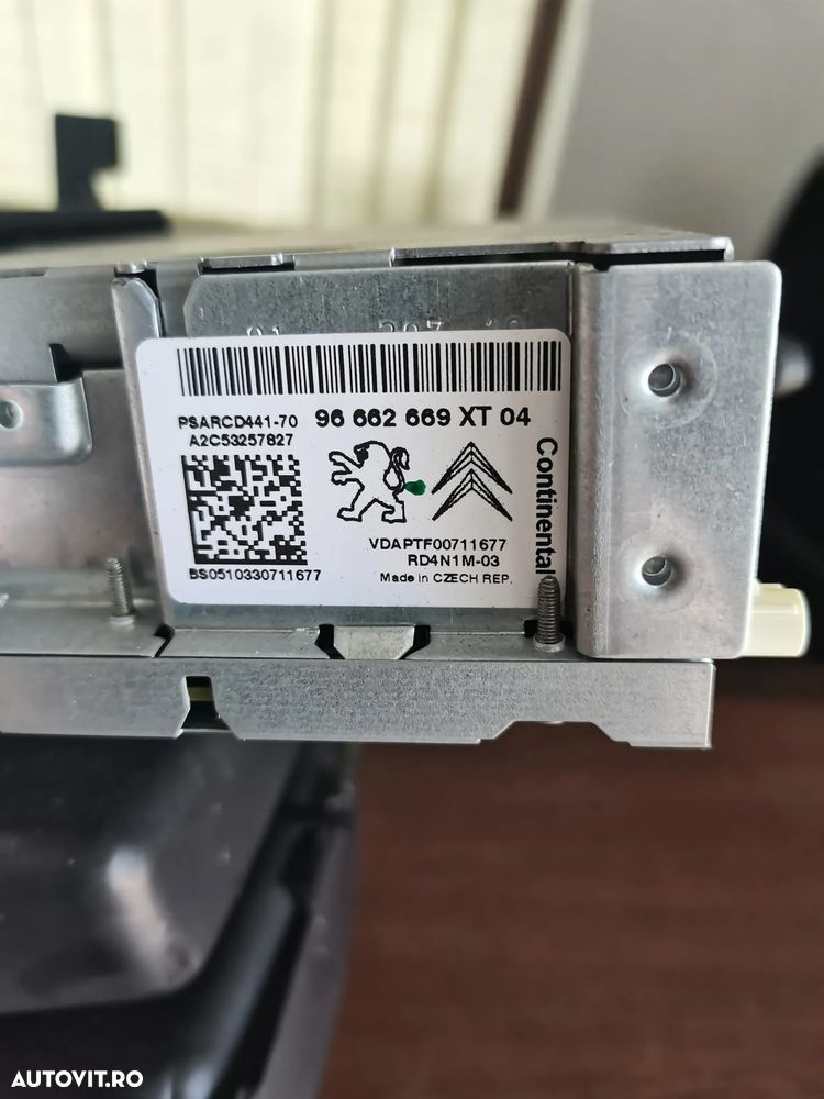 Radio cd player citroen c3 2 96662669xt04 - 2